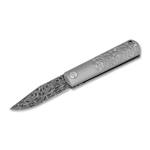 Складной нож Boker BRLW Meteorite Damast, сталь дамаск, 110673DAM