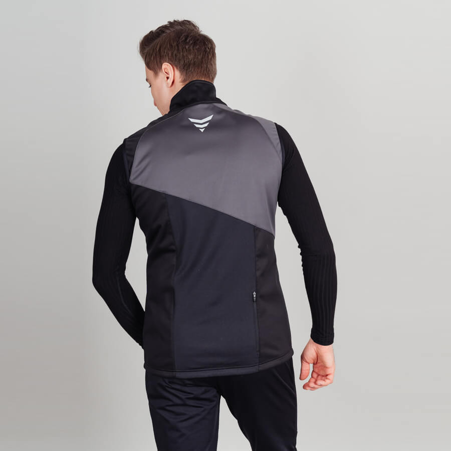Лыжный жилет мужской Nordski Premium black-graphite - 2