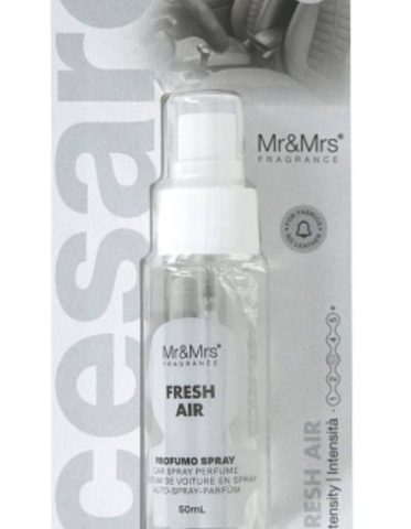 Mr&Mrs Fragrance Арома-спрей для автомобиля FRESH AIR | СВЕЖИЙ ВОЗДУХ 50мл