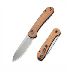 Фото Складной нож CIVIVI Elementum, сталь 14C28N, Brown Micarta