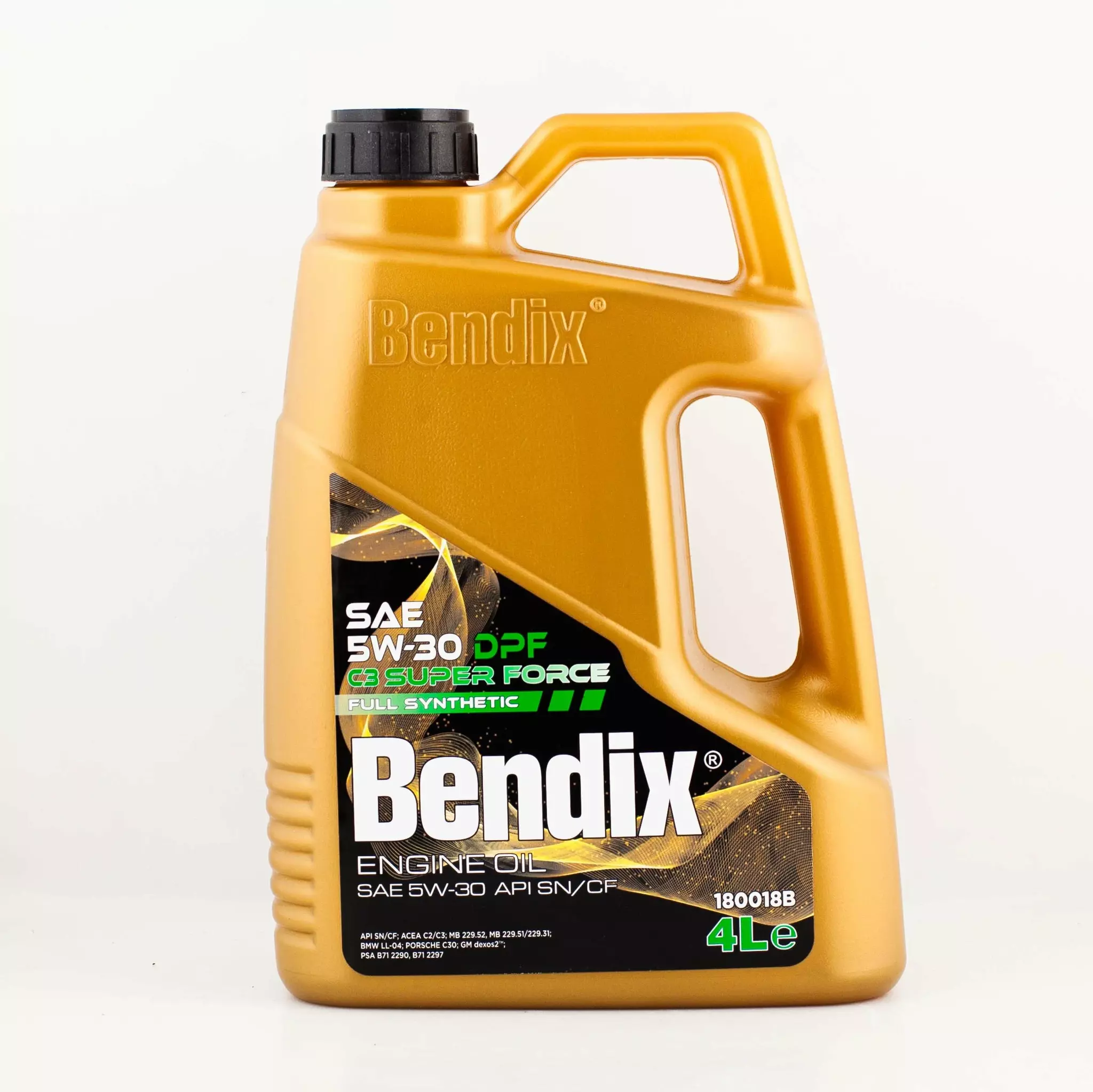 Масло моторное BENDIX SUPER FORCE DPF 5W-30 синтетическое 4 л
