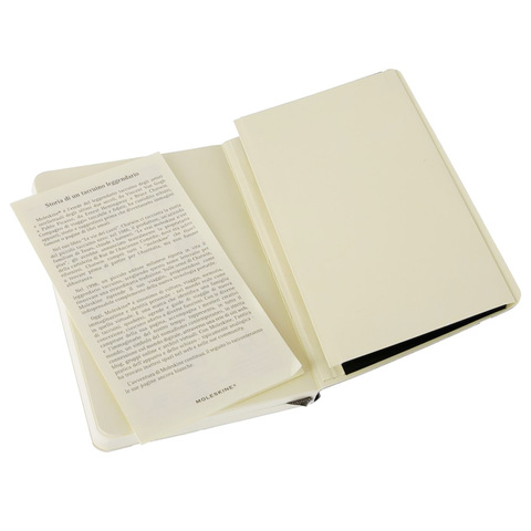 Блокнот Moleskine Classic Soft Pocket, цвет черный, без разлиновки