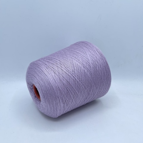 Бобинная пряжа (пр.Италия),art-Bonton 2/60 3000м / 100 гр. 70%Меринос 30%Шелк , цвет-Сиреневый, арт.23730