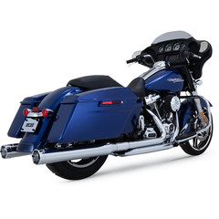 VANCE & HINES MUFFLER M-RND CHR 17-20 FL EXHAUST SLIP-ONS MONSTER ROUND CHROME