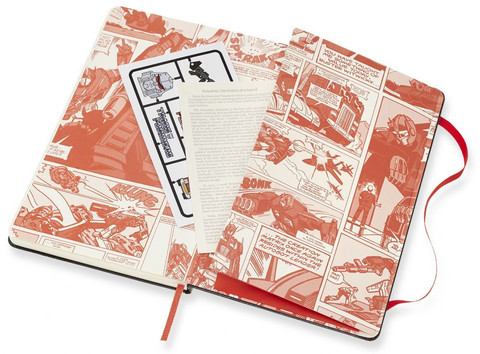 Блокнот Moleskine Transformers LE, цвет черный, в линейку