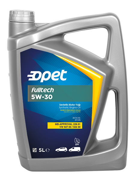 Моторное масло Opet Fulltech 5W-30 C3 синтетическое 5л