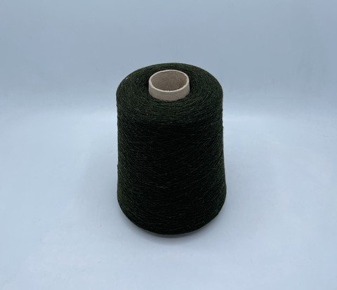 Бобинная пряжа (пр.Италия), 1600м/100гр,100%Шерсть , цвет- Дремучий лес, арт.29418