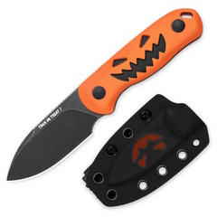 Фото Туристический нож Kizer Drop BearFix Halloween, сталь 14C28N, рукоять G10, оранжевый, ограниченное издание