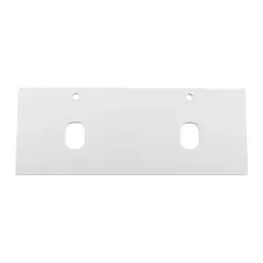 BelBagno EK-140-2-BL Столешница под раковину и с двумя отверстиями под смеситель, 140.4x46.2, цвет: белый фото