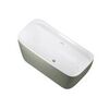 Allen Brau Infinity 2.21002.20/CGM Акриловая ванна, 170x78, цвет: белый, зелёный