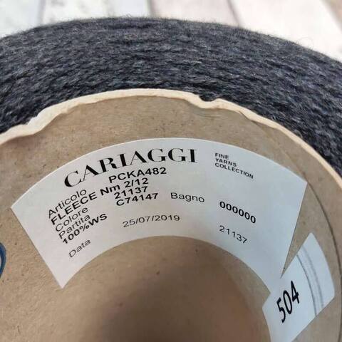 Кашемир 2/12 CARIAGGI /FLEECE антрацит