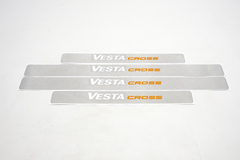 Наклейки на пороги под алюминий Vesta CROSS