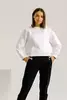 Женский свитшот Anta Sweetshirt Snow белый - 4