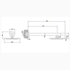 Gessi Goccia 33755#299 Верхний душ, черный