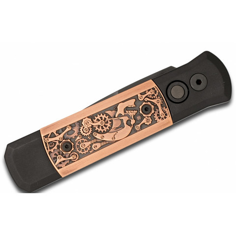 Нож Pro-Tech GODSON Steampunk 7SP3