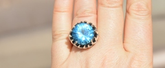 Шарли (кольцо + серьги из серебра)