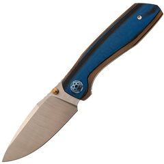 Фото Складной нож Assassin knives Mini Rex, сталь M398, рукоять титан/микарта