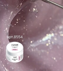 RuNail Моделирующий УФ-гель с поталью 8554, 15г