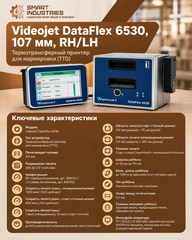Videojet DataFlex 6530, 107 мм, RH/LH