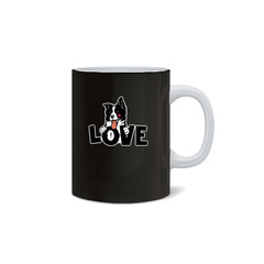 Кружка "Бордер Колли - LOVE"