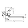 Hansgrohe Logis 71402000 Смеситель для ванны универсальный