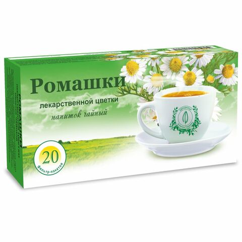 Ромашка лекарственная, цветки