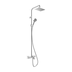 Hansgrohe Vernis Shape 26098000 Душевая система с термостатом с функцией наполнения ванны фото