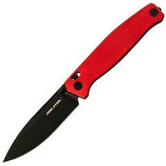 Фото Складной нож RealSteel Huginn, сталь VG-10, рукоять Red G10