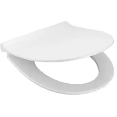 Roca Victoria 801392002 Крышка лакированная soft close для унитаза тонкое, быстрое снятие, стальные петли фото