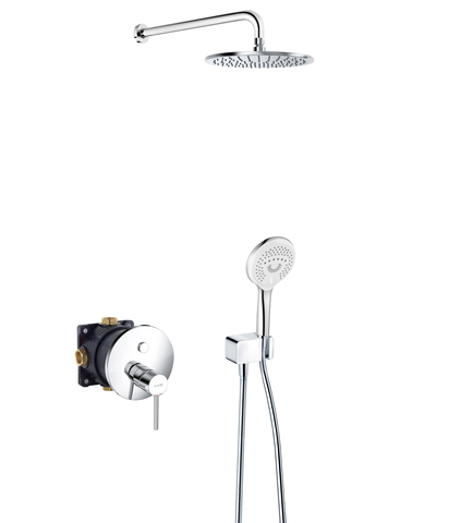 Kludi Bozz 386400576 Комплект душевой системы внутреннего монтажа, цвет: хром