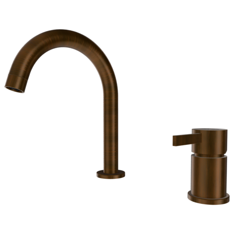 Remer Metrica MC57BR Смеситель для раковины, цвет: бронза