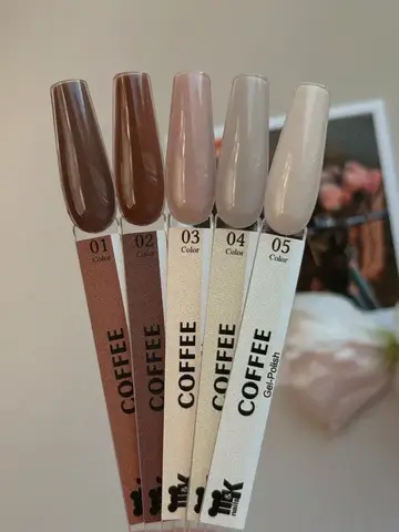 M&K Мик,Гель-лак Coffee (Кофе) 02