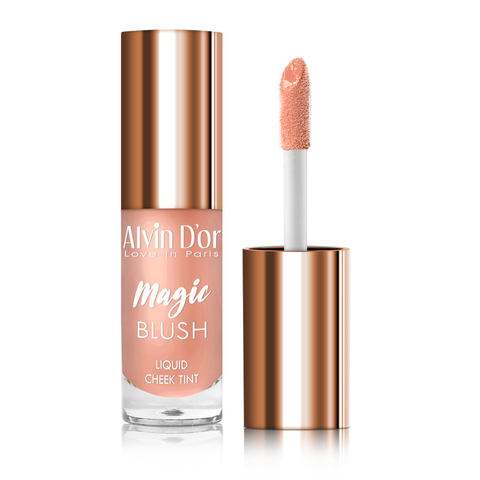 .Alvin d'or AD-48 Румяна-тинт жидкие для лица  Magic blush liquid тон 04 alegria/розово-персиковый
