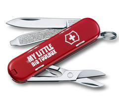 Фото Нож перочинный Victorinox Classic My little big toolbox 0.6223.L1404 58мм 7 функций дизайн Мой ящ