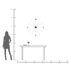 Часы настенные Like Umbrella «Зонтик», Чёрный