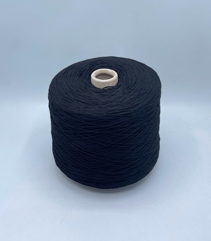 Бобинная пряжа (пр.Италия), art.Cotone, 350м/100 гр. 100%Хлопок, цвет-Черный , арт.34850