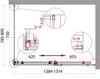 BelBagno Acqua ACQUA-AH-1-130/80-C-CR Душевой уголок прямоугольный, 130x80, цвет: хром