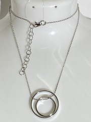 Кольца (колье из серебра)