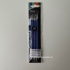 KnitPro Zing чулочные спицы 4 мм/15 см. арт. 47009