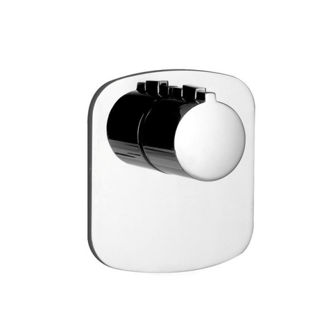 Gessi Tondo 43256#031 Встраиваемый термостат для душа, с 1 выходом, (внешние части), цвет: хром