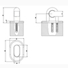 Gessi Goccia 33757#279 Держатель душевой лейки неподвижный, цвет: белый