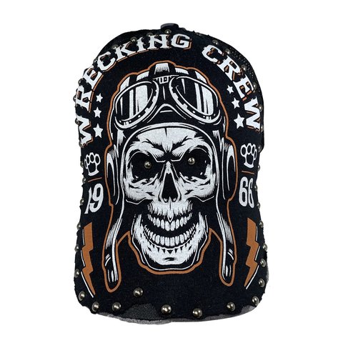 Бейсболка WRECKING CREW SNAP HAT Black Rush Couture