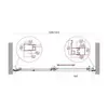 BelBagno Luce LUCE-BF-1-130-C-CR Душевая дверь, цвет: хром