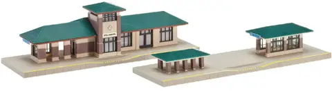 Пригородная станция Kato сборка N
