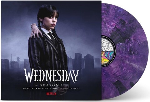 Виниловая пластинка OST — Wednesday: Season 2 (Purple/Black Marble)