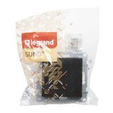 Выключатель кнопочный одноклавишный - Legrand SUNO - с нормально-открытым контактом 6А 250В безвинтовые зажимы -  Антрацит — фото 2