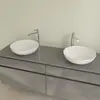 Villeroy&Boch Loop & Friends 4A460001 Раковина для установки на столешницу D=420 mm, TitanCeram, с переливом, нешлифованный, Альпийский белый