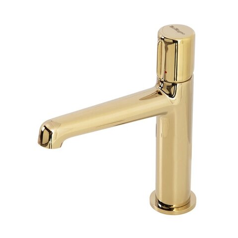 BelBagno Uno UNO-LVM-ORO Смеситель для раковины с донным клапаном, цвет: золото