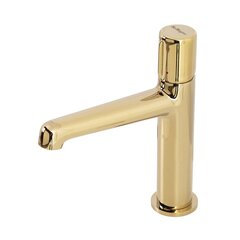 BelBagno Uno UNO-LVM-ORO Смеситель для раковины с донным клапаном, цвет: золото фото