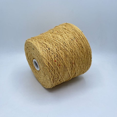Luxury Selection by RiGo (пр.Италия), art- Samba, 240 м/100гр, 75% Хлопок 25% Вискоза ,цвет-Приглушенно-желтый твид,арт.24161
